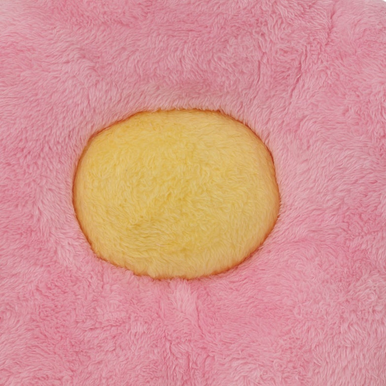 Ultra-Soft Throw Pillow - Sunflower/ Pink