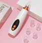 Professional Blackhead Remover Pore Vacuum Device with 6 Nozzles - White