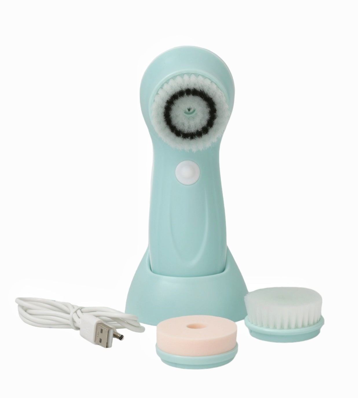 Electric Facial Cleansing Brush Kit - Blue