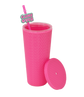 Studded Tumbler with Lid & Straw - 700 ml