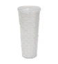 Scale Embossed Fancy Long Tumbler with Straw - 700 ml