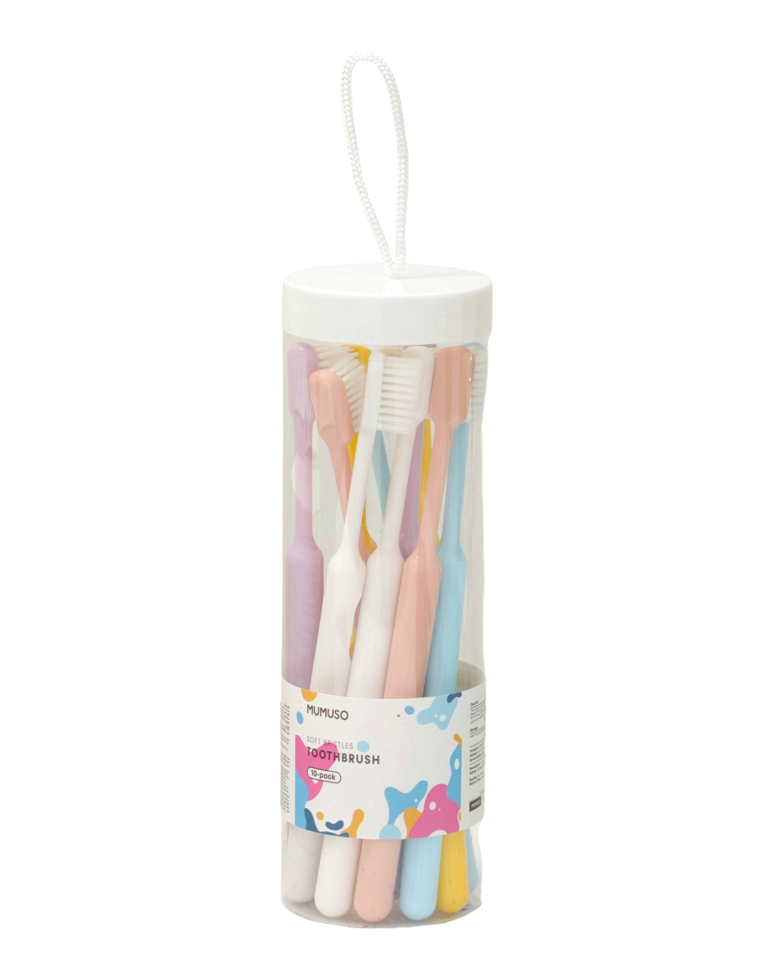 Multicolour Ultra Soft Toothbrush Set - Pack of 10
