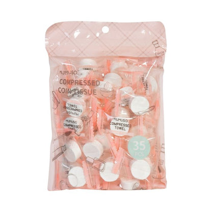 35 Pcs Round Compressed Towel Mumuso