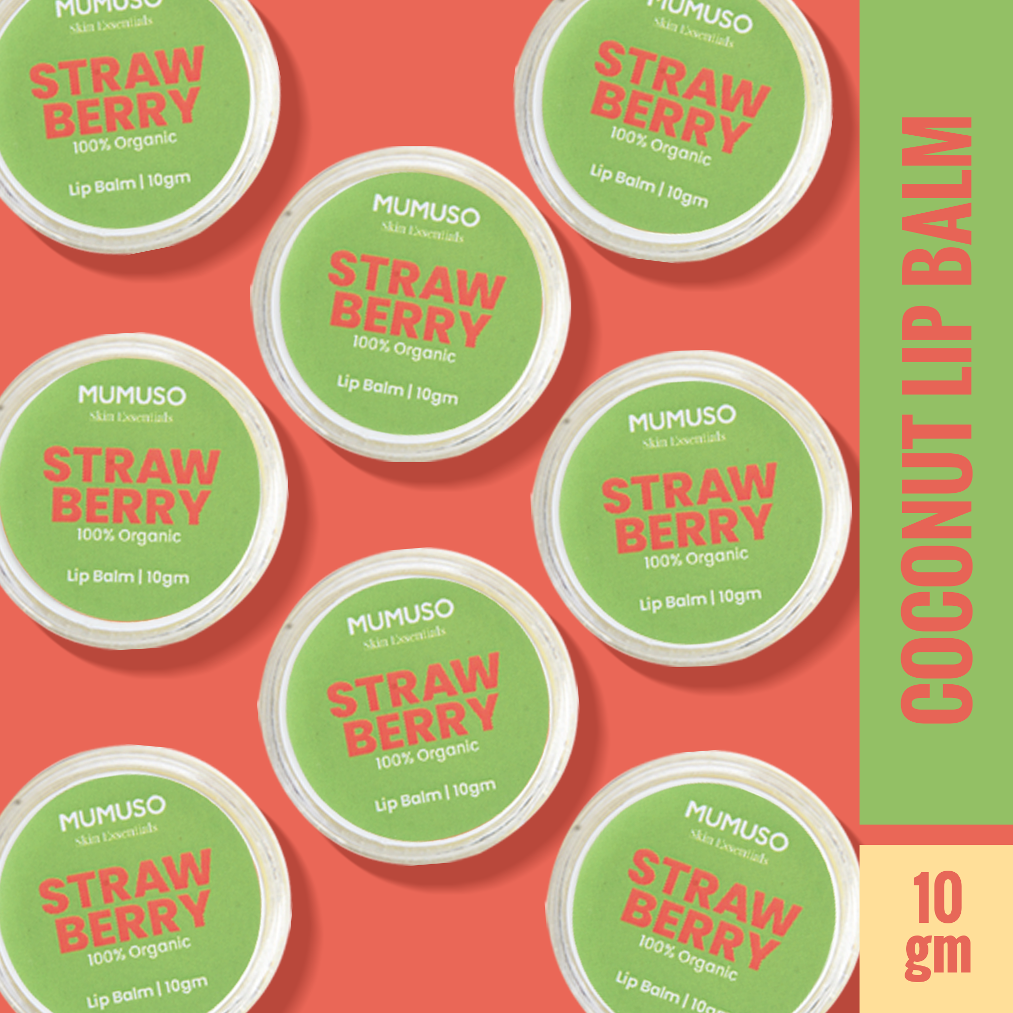 Organic Strawberry Lip Balm