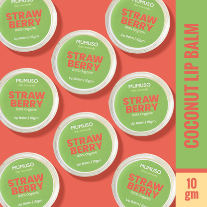 Organic Strawberry Lip Balm