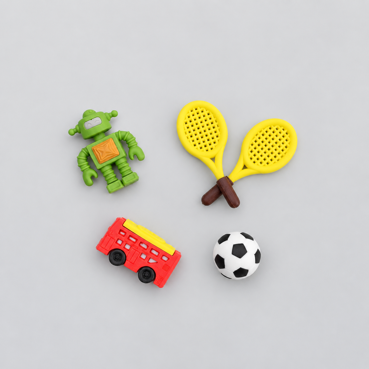 Robot World Erasers Set - view 2