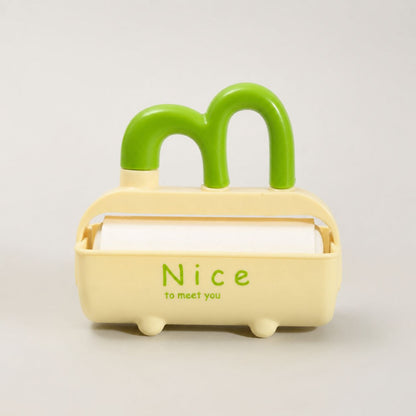 Cute Handheld Lint Roller - 60 Sheets / Green Handle