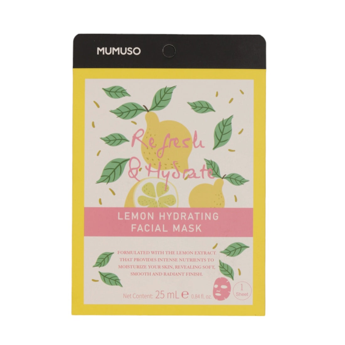 Hydrate &amp; Nourish Facial Mask - Refreshing Lemon