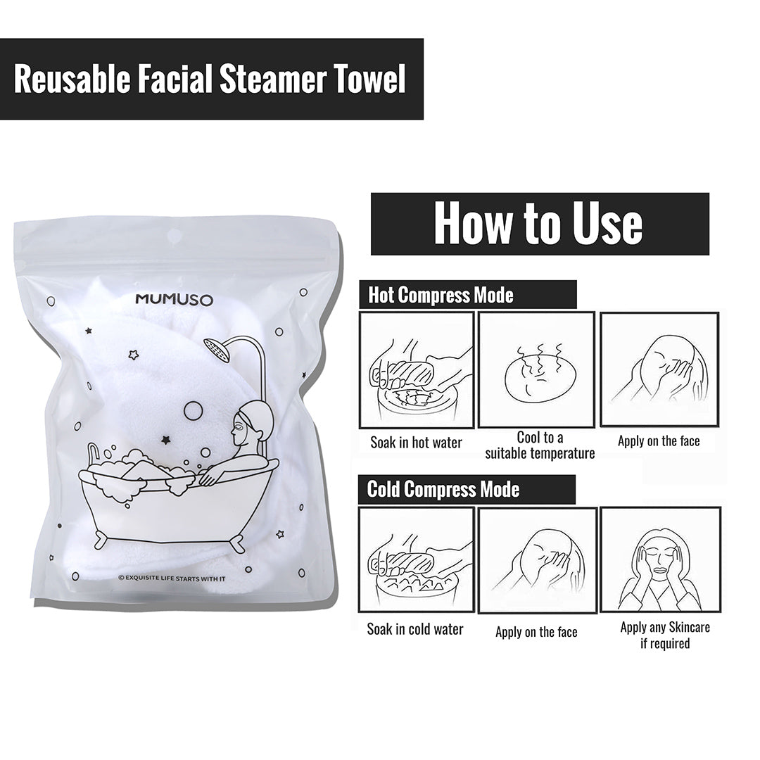 Reusable Facial Steamer Towel