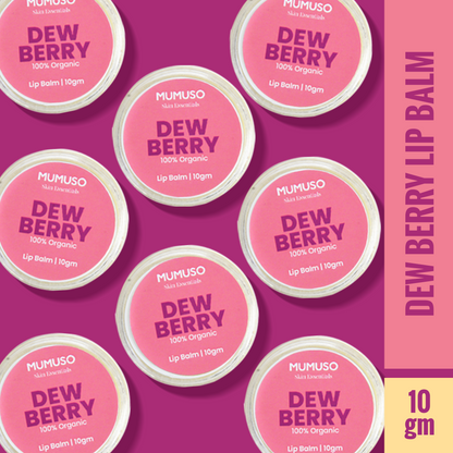 Organic Dew Berry Lip Balm - 10 gm