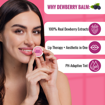 Organic Dew Berry Lip Balm - 10 gm