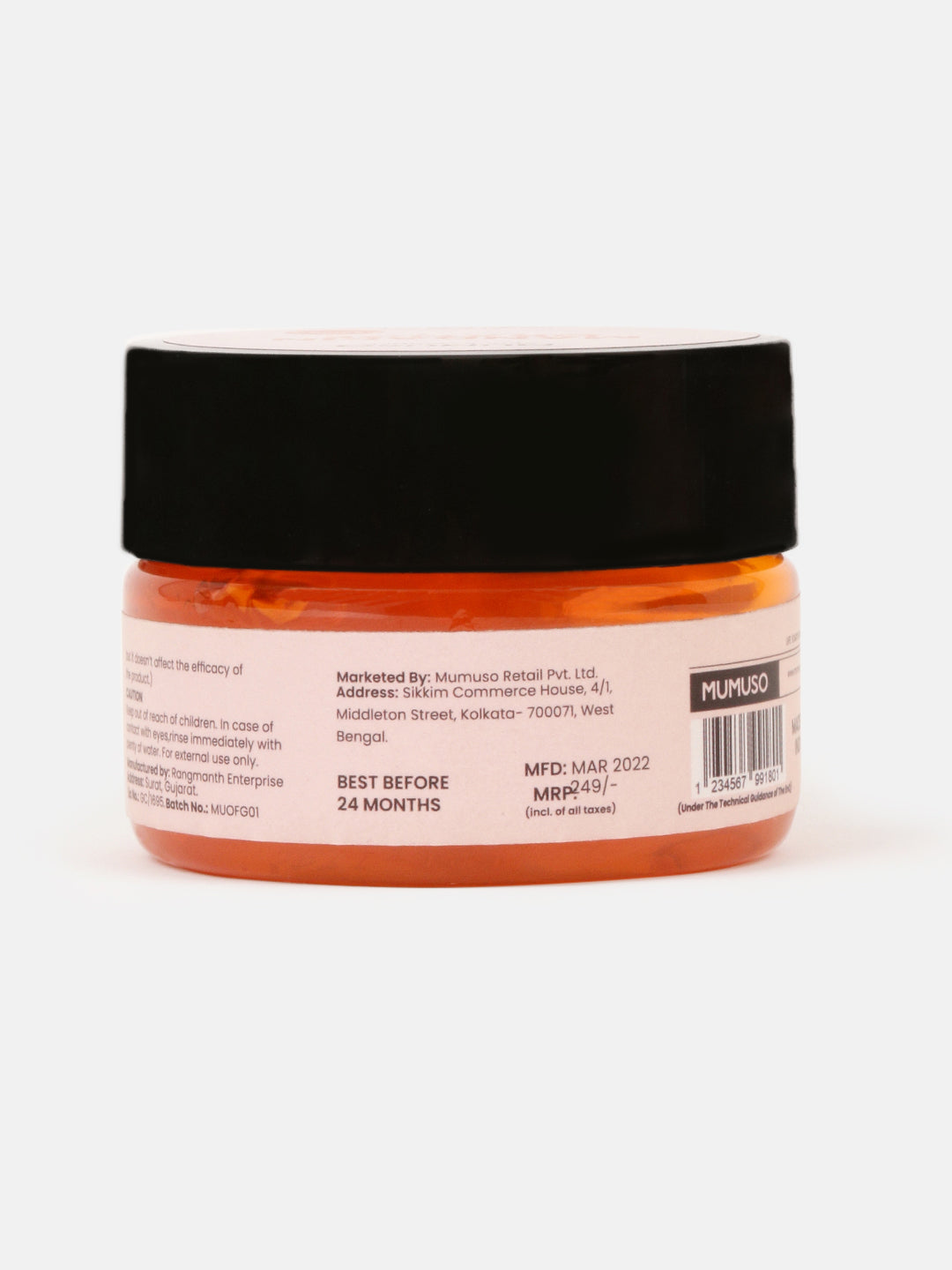 Mandarin Orange Facial Gel for Lightweight Hydration