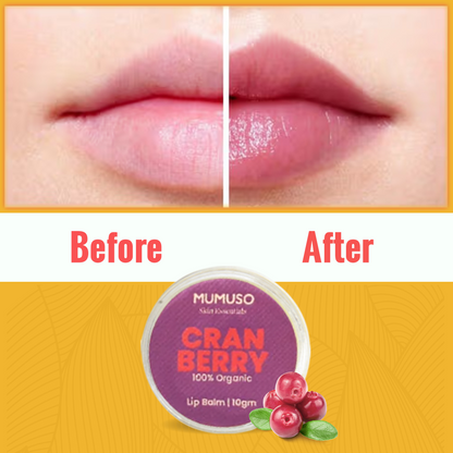 Organic Cranberry Lip Balm