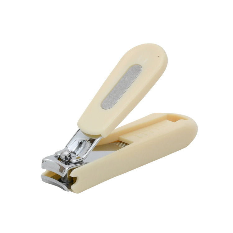 Anti Splash Nail Clipper - Light Beige Mumuso