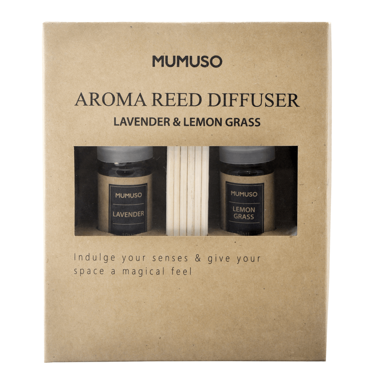 Aroma Reed Diffuser - Lavender and Lemon Grass Mumuso