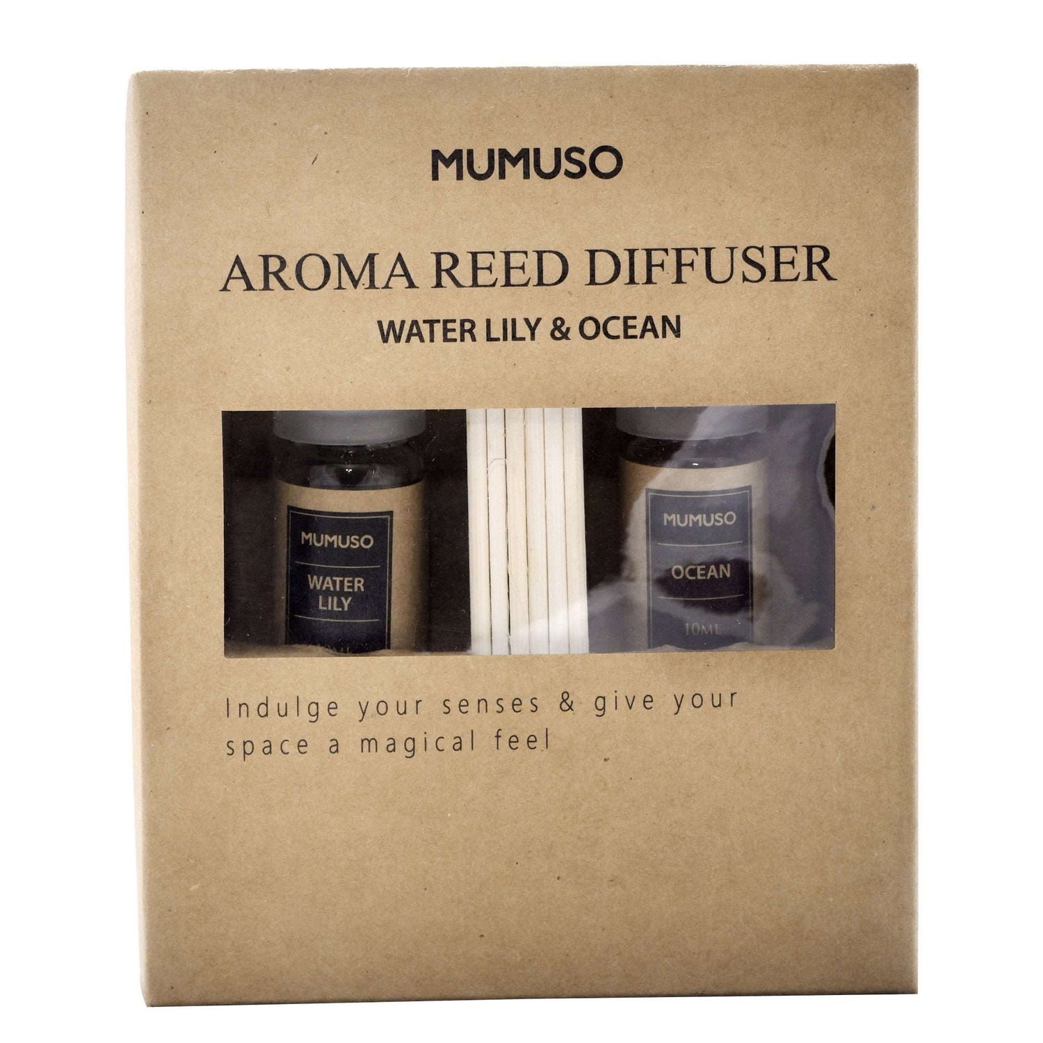 Aroma Reed Diffuser - Water Lily & Ocean Mumuso