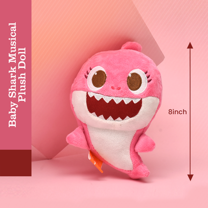 Baby Shark Musical Plush Doll- Pink- 8inch