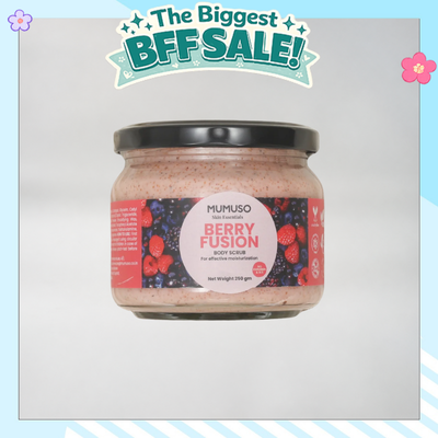 Mumuso Skin Essentials Berry Fusion Body Scrub