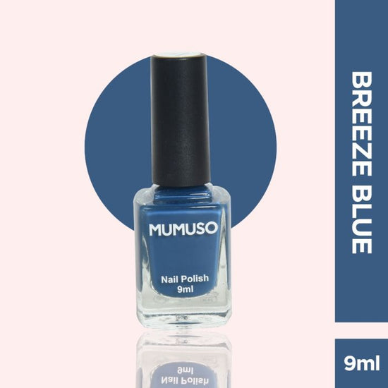 Breeze Blue Nail Polish Mumuso