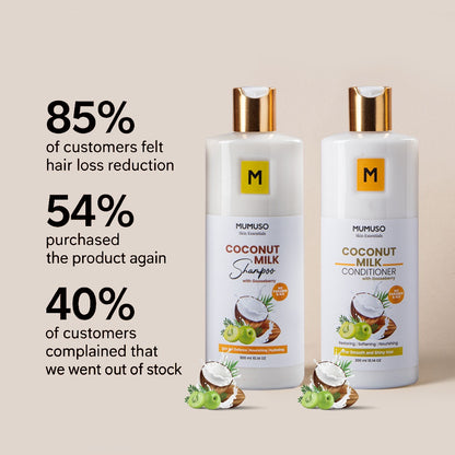 Coconut Milk Shampoo with Gooseberry Extracts - 300 ml