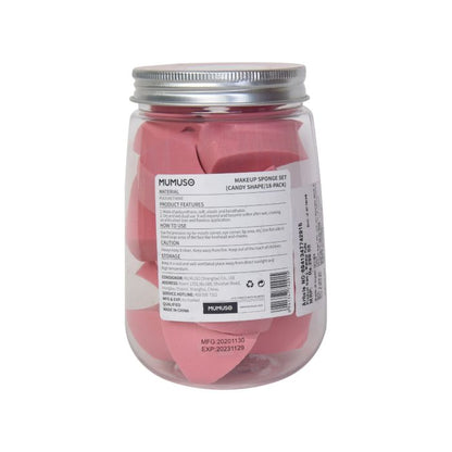 Candy Shaped Makeup Sponge Set of 18 Mumuso