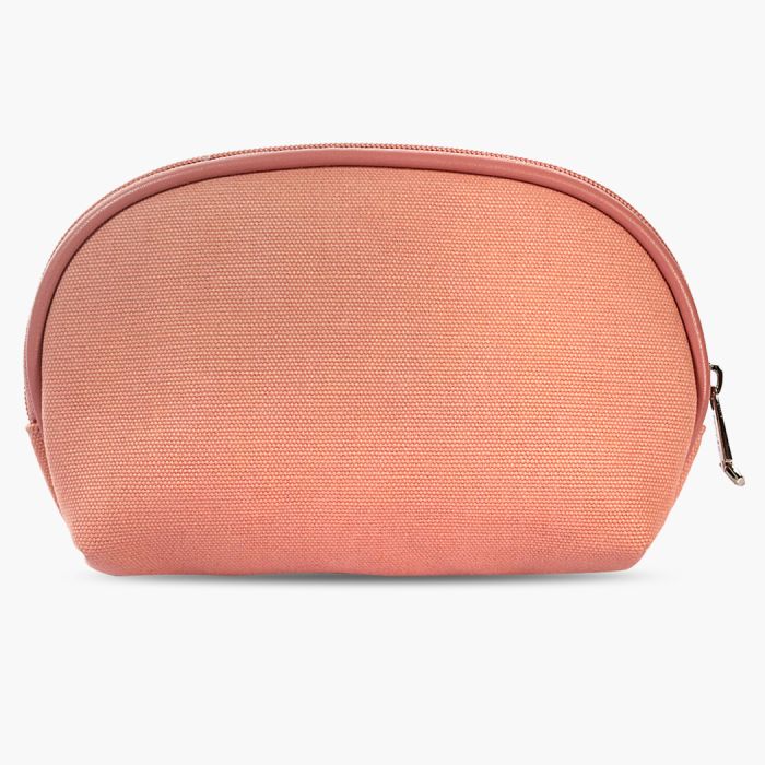 Canvas Cosmetic Bag - Pink Mumuso