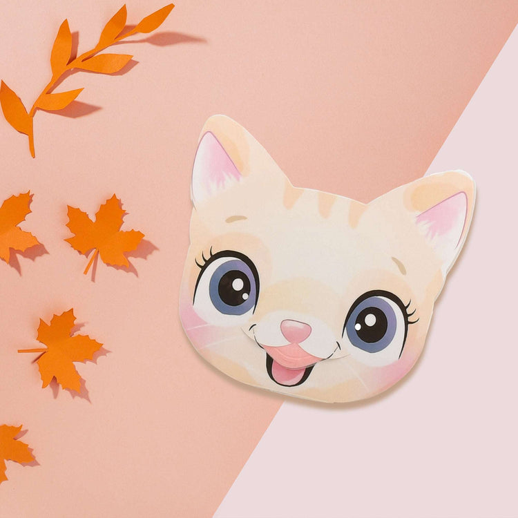 Cartoon Oil Blotting Paper - Cat -Pink / 100 Sheets Mumuso