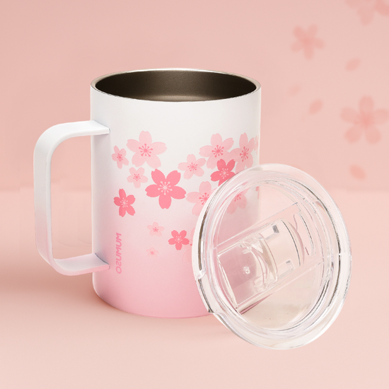 Cherry Blossom Collection Insulated Coffee Cup - Pink/360 ml
