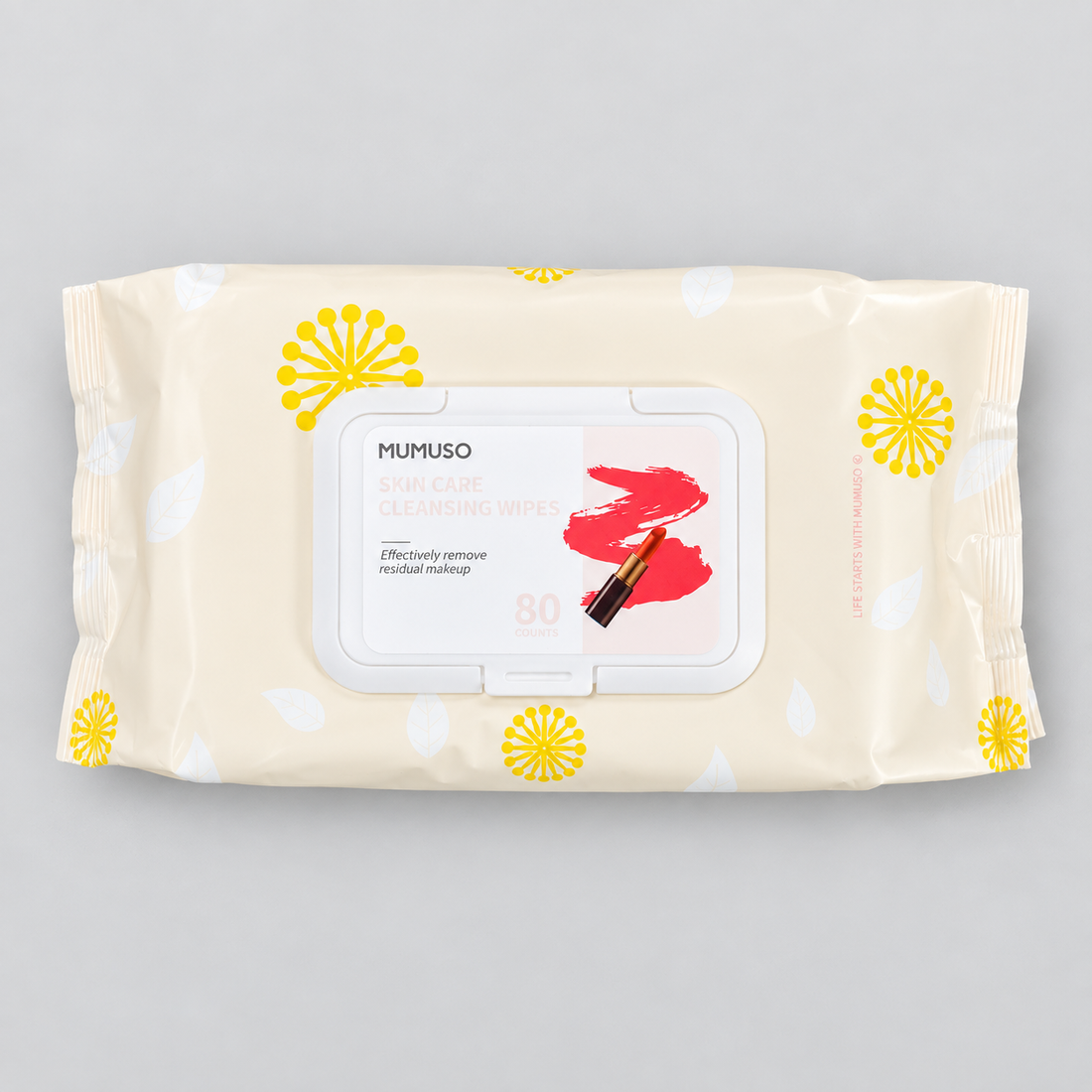 Facial Cleansing Wipes - Makeup Remover (80 Count)