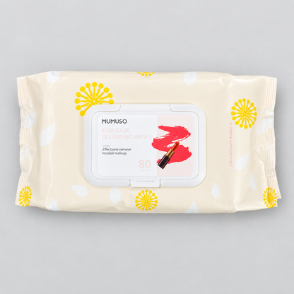 Facial Cleansing Wipes - Makeup Remover (80 Count)