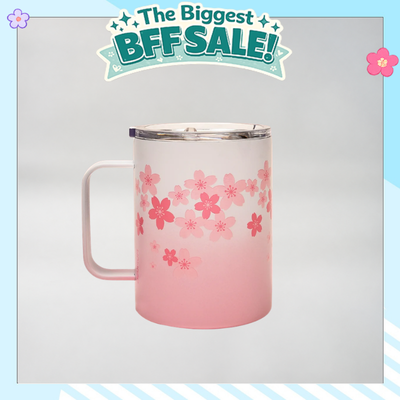Cherry Blossom Collection Insulated Coffee Cup - Pink/360 ml