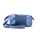 Chic Textured Crossbody Bag - Blue Mumuso