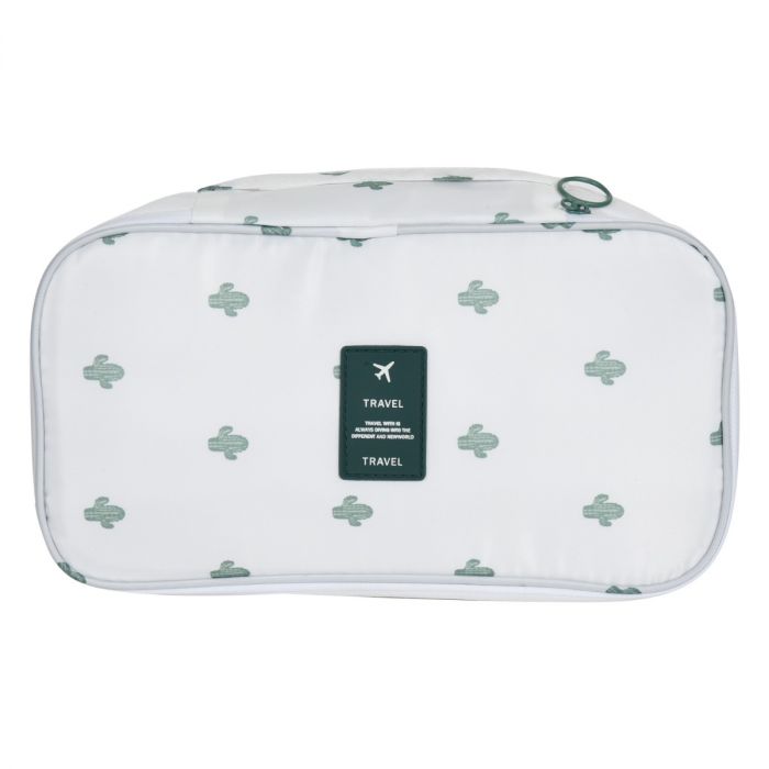 Canvas Cosmetic Case (Aqua) – Mumuso