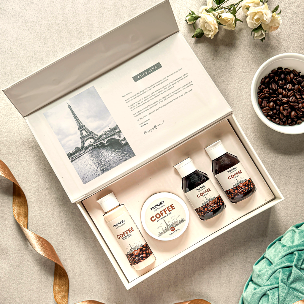 Mumuso Coffee Body Care Gift Set- 4 Products/100ml each