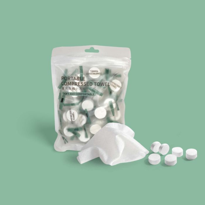 Compressed Towel Cleansing Tissue (35 pcs) Mumuso