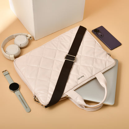 Premium Quilted Laptop Bag- Fits 15inch Laptop