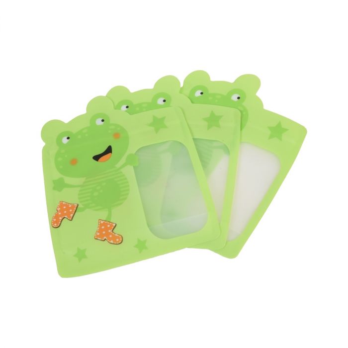 Crazy Frog Storage Bag - Pack of 3 / Small Mumuso
