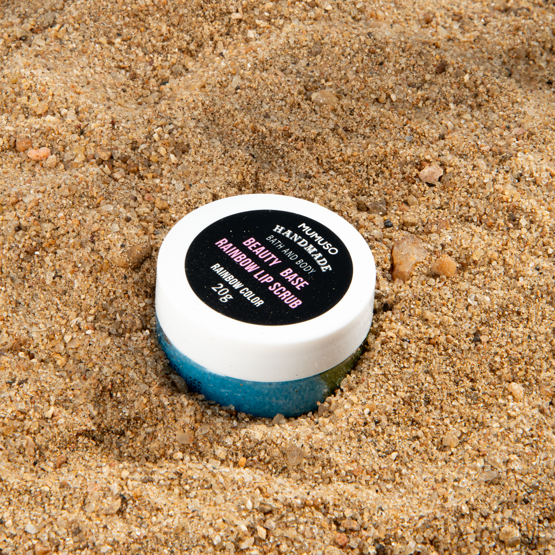 Beauty Base Handmade Rainbow Lip Scrub - 20g