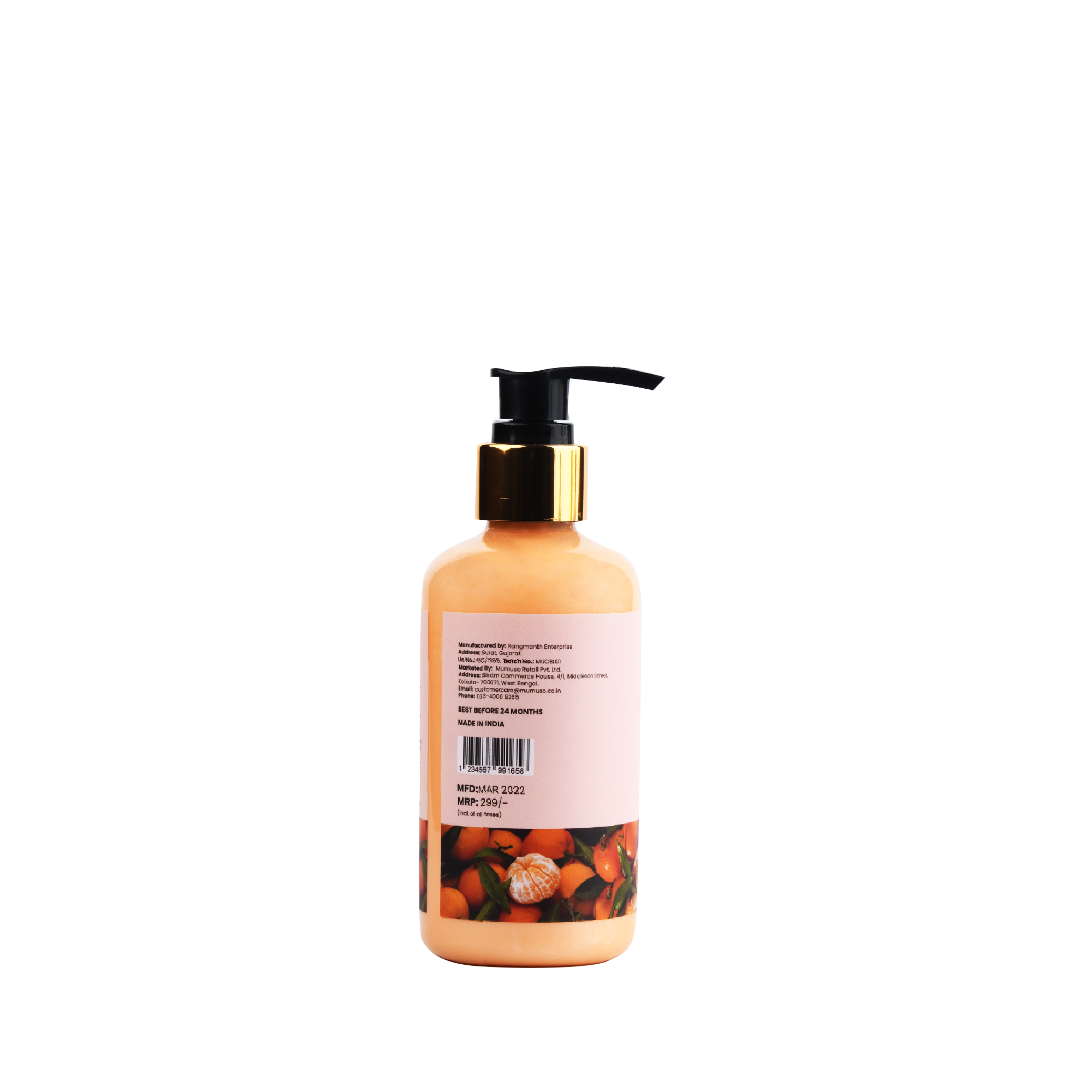 Mumuso Skin Essentials Mandarin Orange Body Lotion - 200ml