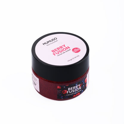 Mumuso Skin Essentials Berry Fusion Facial Gel Scrub - 100 gm