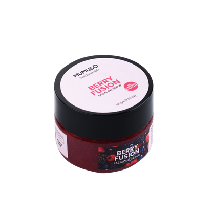 Mumuso Skin Essentials Berry Fusion Facial Gel Scrub - 100 gm