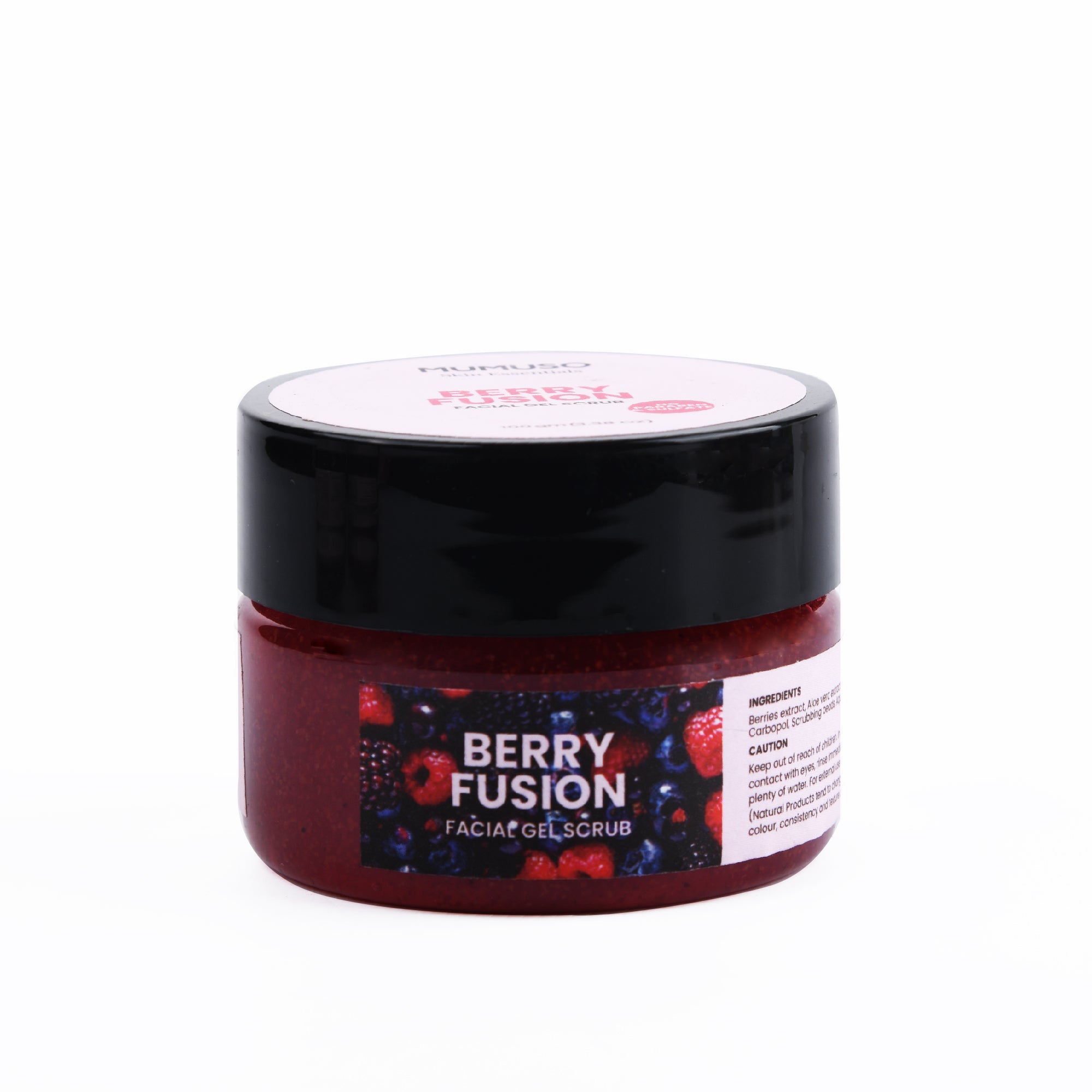Mumuso Skin Essentials Berry Fusion Facial Gel Scrub - 100 gm