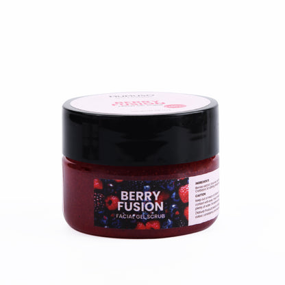 Mumuso Skin Essentials Berry Fusion Facial Gel Scrub - 100 gm