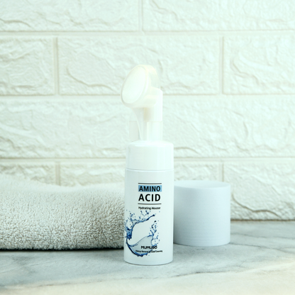 Amino Acid Hydrating Mousse for Makeup Removal and Face Cleansing