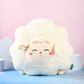 Fluffy Cute Sheep Plush Throw Pillow - Beige