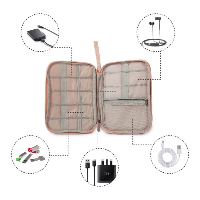 2pcs Travel Compression Packing Cubes Bag Portable Suitcase Clothes  Organizers Waterproof Luggage Storage Cases Drawer Bags