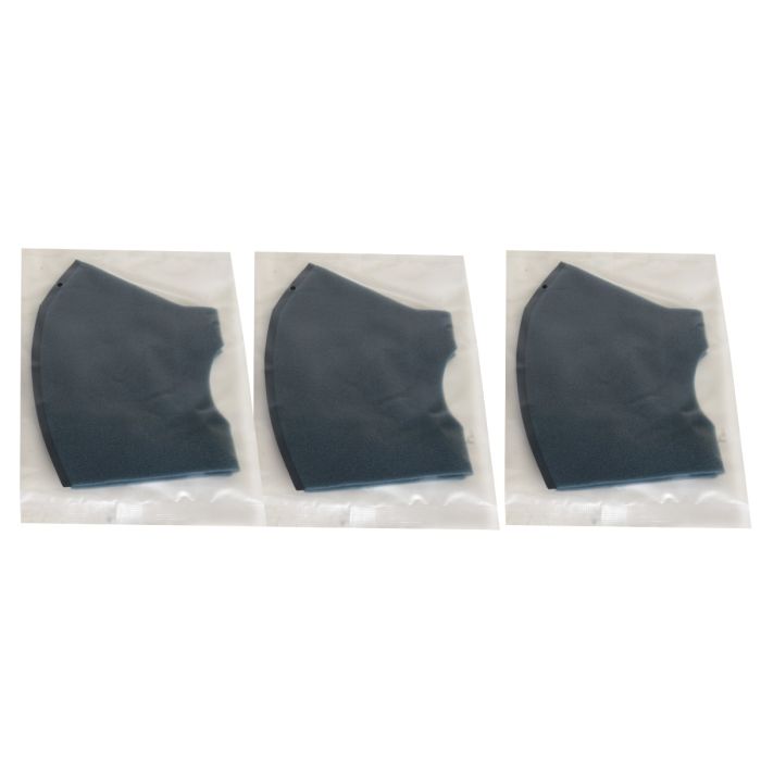 Disposable Dustproof Face Masks (Non-Medical/3-Pack/Blue) Mumuso