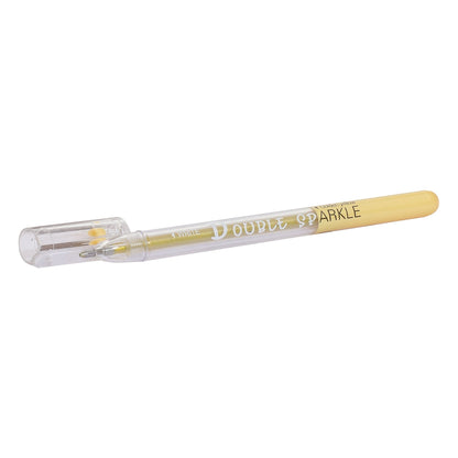 Double Gel Pen – Golden Yellow Mumuso