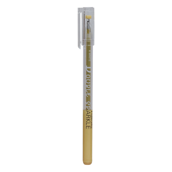 Double Gel Pen – Golden Yellow Mumuso