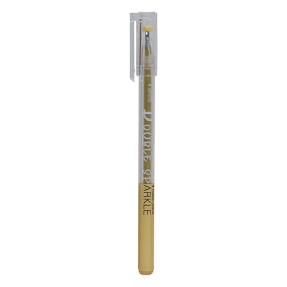Double Gel Pen – Golden Yellow Mumuso